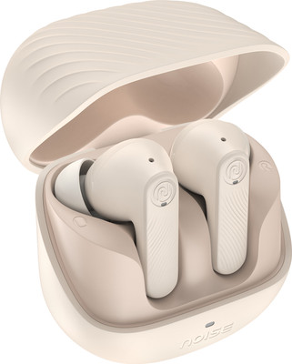 Noise Buds X2 with 140Hr playtimeANC (32dB)Dual PairingRubberised case finish Bluetooth(Dune Beige, True Wireless)