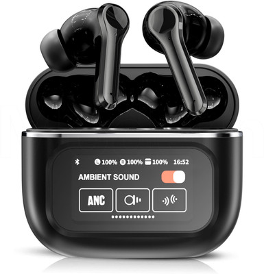 HY Earbuds with Touch Display Case Bluetooth Gaming(Black, True Wireless)