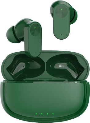 TECHFIRE Alpha TWS Earbuds with 100 HRS Playtime,(50ms Low Latency), Bluetooth v5.3 Bluetooth(Green, True Wireless)