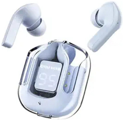 NRP STAR Ultra Pod Max Bluetooth 5.3 TWS Earbuds with Display, Gaming Mode,Fast Charging Bluetooth(Blue, In the Ear)