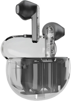 Fitpro Butterfly Transparent TWS Earbuds 8D Stereo Audio With 48Hrs Playtime Bluetooth(Black, True Wireless)