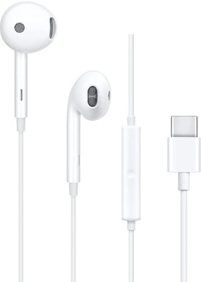 vivo Type C Earphone Headphone With Mic Wired(White, In the Ear)