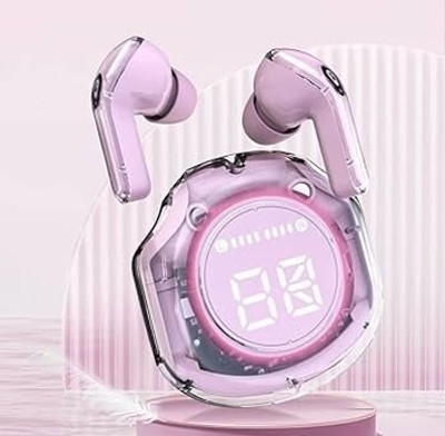 UPOZA Ultrapods Pro Bluetooth Earbuds | True Wireless headphone 30 Hrs, Ai Smart Bluetooth(Pink, True Wireless)