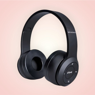 house of common Foldable Wireless Bass Boost Pro Audio_FG Bluetooth & Wired(Black, On the Ear)