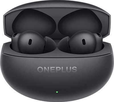 OnePlus Buds 4 55dB ANC, 45 hrs Playback, Dual Drivers with Dual DACs, 3D Audio Bluetooth(Storm Gray, In the Ear)