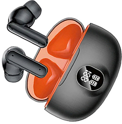 snowbudy Earbuds with 48H Playtime Dual Pairing Low Latency Drivers Touch Controls Bluetooth Gaming(Black, True Wireless)