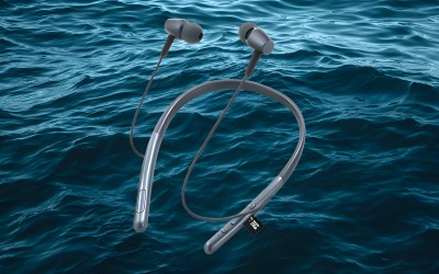 MR.NOBODY Wireless Neckband,48Hr Playtime,Waterproof Bluetooth Headset n58 Bluetooth Headset(Black, In the Ear)