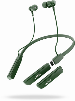 delphine CL-35 Wireless Neckband | Extra Detachable Battery Magnetic ON/OFF Function Bluetooth(Grey, In the Ear)