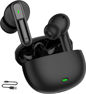 snowbudy Trending New 2024 Latest High Bass True Wireless Universal AI Earbuds Bluetooth Gaming(Black, True Wireless)