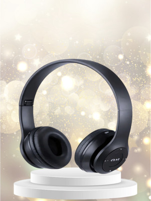 GDS Over-Ear Wireless Headset with Thumping Dynamic Bass for Gaming_SK Bluetooth & Wired(Black, On the Ear)