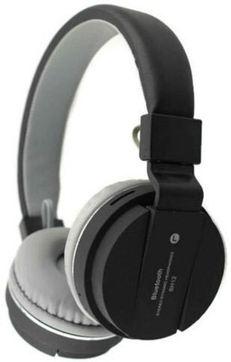 Techobucks Noise CancellingWireless Bluetooth Over-ear Headphone Foldable Stereo Headset Bluetooth(Black, On the Ear)