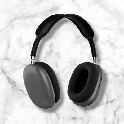Zohlo Over-Ear Headphones with Bluetooth 5.3, Powerful Bass, Adjustable Built-in Mic Bluetooth(Black, On the Ear)