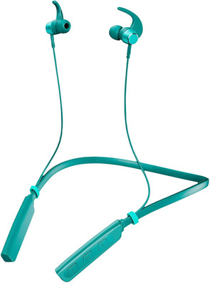 XVEP XP-233 BassX with ASAP Charge and 48Hours Playback Headphone Neckband (Green1) Bluetooth Gaming(Green, In the Ear)