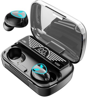 VEHOP POWER Bluetooth Earbuds with Built-in Power Bank, Low Latency, 35hrs of PlayTime Bluetooth Headset(Black, True Wireless)