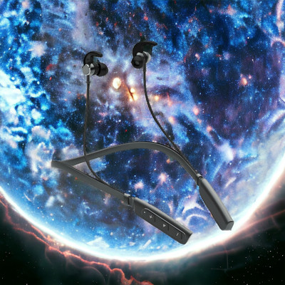 GPQ STORE Rokerz 235 Pro Wireless Bluetooth Neckband(0.694 Bluetooth(Black, In the Ear)