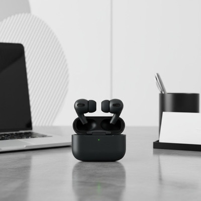 DINESH TWS AIRPOD Black Earbud Bluetooth MCD20 Bluetooth(Black, True Wireless)