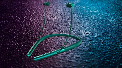 GREE MATT Bluetooth Wireless Headphones with Mic,Punchy Bass,Waterproof,Clear Calls n30 Bluetooth Headset(Green, In the Ear)