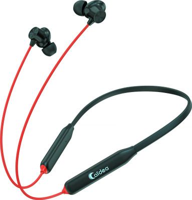 Caidea CNB100 Bullet Z2 Upto 100 Hrs* Music,ENC,Magnetic On/Off,Fast Charging Neckband Bluetooth(Acoustic Red, In the Ear)
