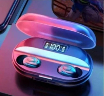 YAROH 25v_T2 TWS Earbuds: 26hr Playback, Bluetooth 5.1, iOS/Android Bluetooth(Black, In the Ear)