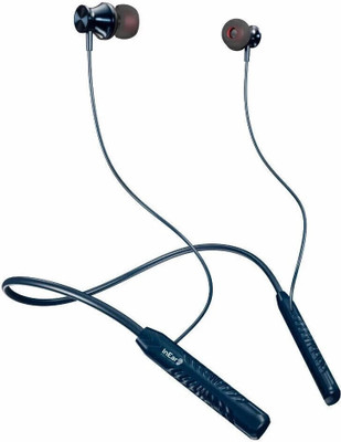 InEar MJ Tango 24hrs Playtime Fast Charging, Dual Pairing Bluetooth Neckband Gaming Bluetooth(Blue, In the Ear)