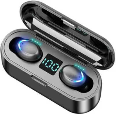 ROAR TRE_792A_F9 Earbuds/TWS/Headphones Bluetooth Headset (Black, True Wireless) Bluetooth(Black, True Wireless)