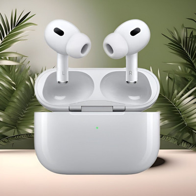 SANNO WORLD Earbuds Pro 2 (2nd generation) wireless headphone ANC ,charging case 25 (USB-C) Bluetooth(White, In the Ear)