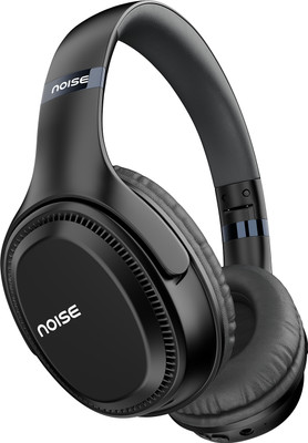 Noise 3 / Airwave max 3,70 Hrs Playtime,ENC, Dual pairing & Ultra-low latency of 45ms Bluetooth(Carbon Black, On the Ear)