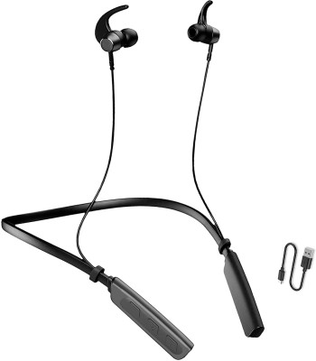 XUOP Wireless Earphones with Mic, Deep Bass, Dual Equalizer, 12mm Drivers Bluetooth Headset(Black, In the Ear)