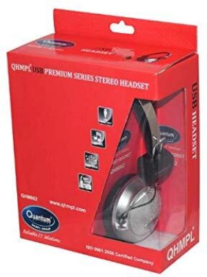QUANTUM QHM 862 Bluetooth & Wired Gaming Headset(Black, On the Ear)