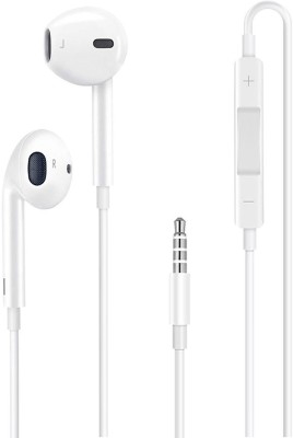 FEND S31 Music Earphone With Mic Compatible With Red_ml Note 12 Pro Wired Headset(White, In the Ear)