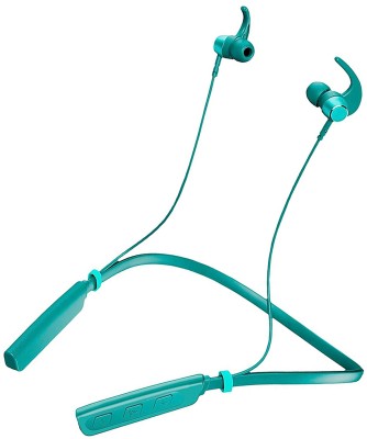 IZWI Jaguar 24 Hours Playtime High Bass Wireless Neckband headphones Earphone Bluetooth(Green, In the Ear)