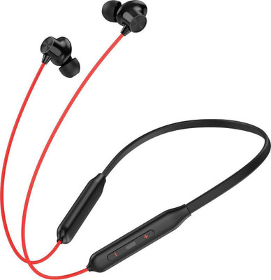 URNEED BULLETS Z2 New Arrival Wireles 48Hr Playback Headphone Stereo Earphone Bluetooth & Wired(Red, In the Ear)