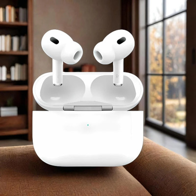 antitech Pro ANC Enabled & Touch Mic Bluetooth(White, In the Ear)