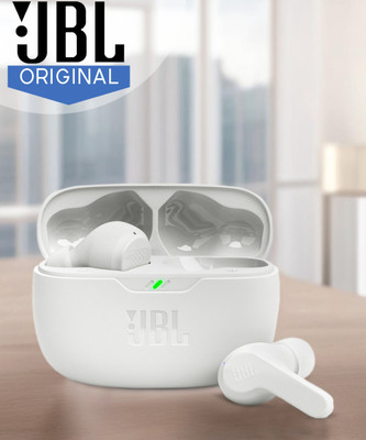 JBL Vibe Beam TWS, 32Hr Playtime, IP54, Smart Ambient & TalkThru Mode Bluetooth(White, True Wireless)