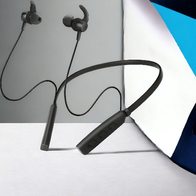 GPQ STORE Rokerz 235 Pro Wireless Bluetooth Neckband(0.4083 Bluetooth(Black, In the Ear)