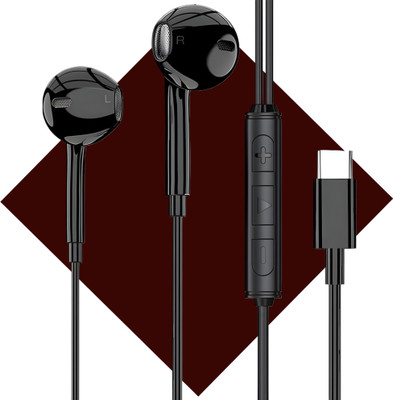 Yildiz BassHeads 100 Wired Earphones with Mic For One_Plus Nord 4/CE/2T/CE3/10T[19] Wired(Black, In the Ear)