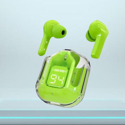 FRONY Max UltraPods (Wireless Earbuds) Transparent Charging Case, Digital Display C51 Bluetooth(Multicolor, True Wireless)