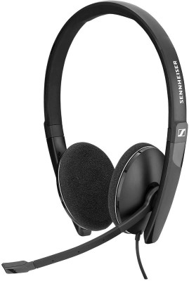 Sennheiser PC 8.2 USB Chat Wired Headset with Mic for casual gaming, e-learning and music Wired Headset(Black, On the Ear)