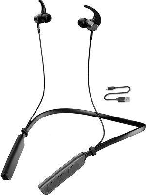 ZTNY High-Quality HiFi Speaker Magnetic Wireless Bluetooth V5.0 Sports Neckband Bluetooth Headset(Black, In the Ear)