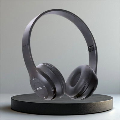 house of common Foldable Over-Ear Bass Power Studio Sound_NJ Bluetooth & Wired(Black, On the Ear)
