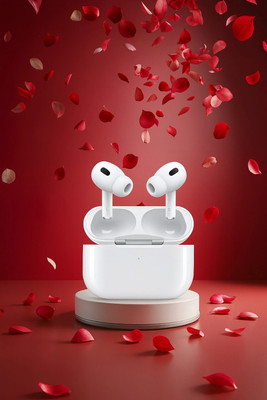 kaku AirPud Pro 2 Wireless Earbuds with Active Noise Cancellation, Adaptive Audio Bluetooth(White, True Wireless)