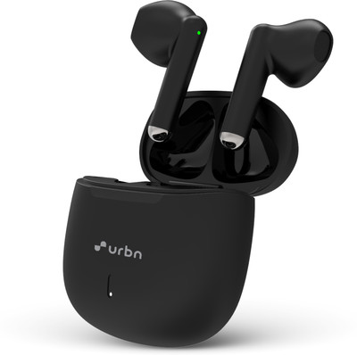 URBN in Earbuds with 13MM Driver, Type C Charging Bluetooth Gaming(Black, True Wireless)