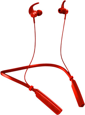 IZWI 200 Hr Standby 235+Pro Neckband Wireless With Mic Headphones/Earphones A Bluetooth Gaming((Red, Blast Bass, Immersive LED Lights, In the Ear), On the Ear)