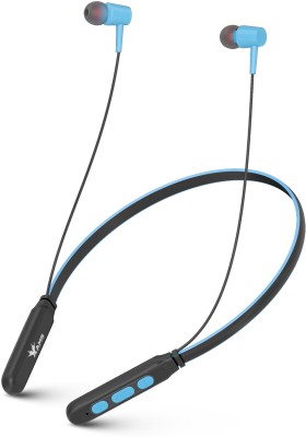 AAMS 101 In-Ear Bluetooth Neckband, 60 HOURS Playtime, ASAP Charge, IPX5 Bluetooth Gaming Headset(Black, Blue, In the Ear)