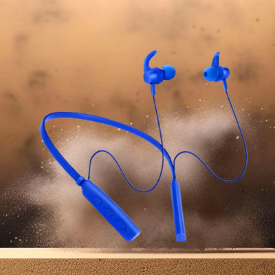 GUGGU Neckband Bluetooth headet 235 Pro 20 Hours Playback & ASAP Charge UE268 Bluetooth(Blue, True Wireless)
