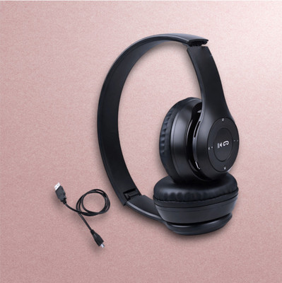 house of common FoldUp Bluetooth Bass Pro Studio Sound_H9 Bluetooth & Wired(Black, On the Ear)