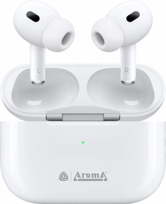 Aroma NB121 Pods Upto 40 Hours Playtime* Type C Fast Charging Dual Pairing Earbuds Bluetooth(Ivory White, True Wireless)