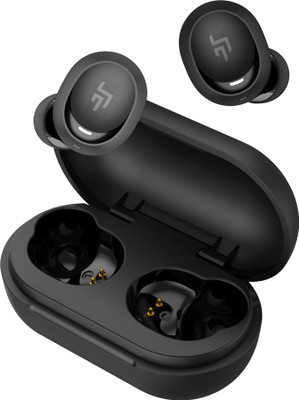CrossBeats Groov Max TWS|100hr Playtime|4 mic Built-in ENC|40ms Latency|10min Fast Charging Bluetooth(Black, True Wireless)