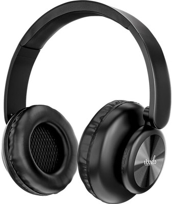 Voods New V Heads - Pro With ANC, 40 mm Audio Driver with High Bass Bluetooth(Black, On the Ear)