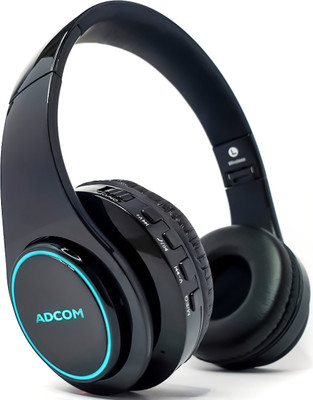 ADCOM Luminosa - LED Over-Ear Bluetooth(Black, On the Ear)